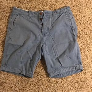 Hollister Baby Blue Khaki Shorts